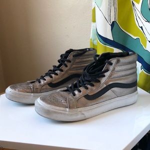 Vans stingray metallic high top shoes